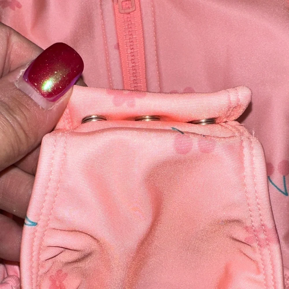 Cat & Jack Pink Kids Swim Rashguard
